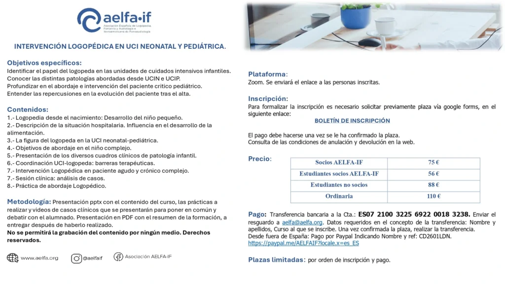 curso neonatal y pediatrica